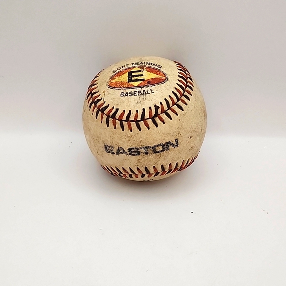 Vintage Easton 9" Soft Training Synthetic Cover Baseball